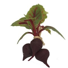 Image of <b>NEW:</b> Beetroot Bunch, stencilled leaf.